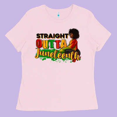 Ladies Tee Straight outta Juneteenth
