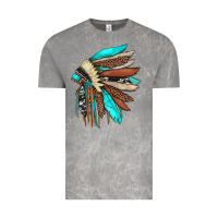 Cloud Rock indian headdress Vintage Tee - JahusDesignShop