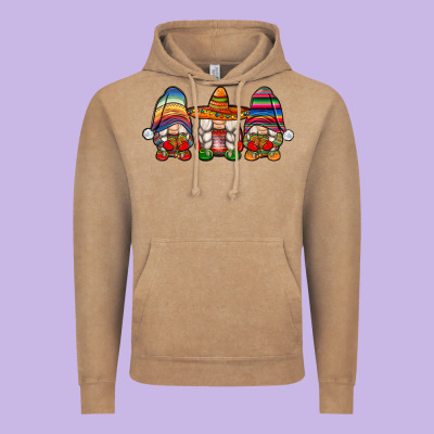 Mexican Gnomes Vintage Hoodie Designed By Jahusdesignshop