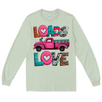Matcha loads of love valentine's day truck Long Sleeve Tee - Jasminsmagicworld