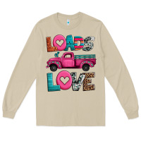Mushroom loads of love valentine's day truck Long Sleeve Tee - Jasminsmagicworld