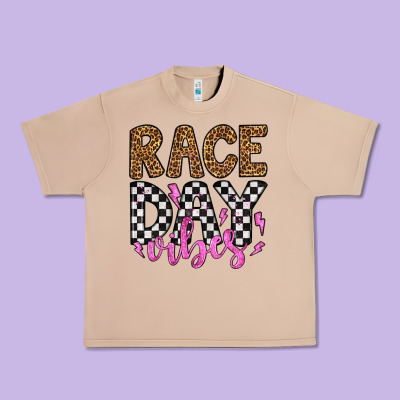 Race Day Vibes Urban Heavy Tee Designed By Artiststas