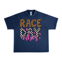 Navy race day vibes Urban Heavy Tee - Artiststas