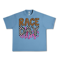 Pebble Blue race day vibes Urban Heavy Tee - Artiststas