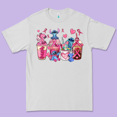 Breast Cancer Stitch Coffee Cups Premium Tee Designed By Adodesignshop