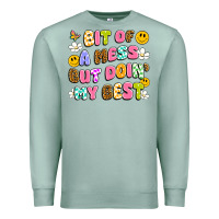 Seafoam bit of a mess but doin' my best Premium Sweatshirt - Artiststas