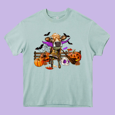 Heavy Core Tee Heifer cow halloween