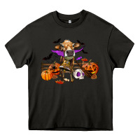 Asphalt Heifer cow halloween Heavy Core Tee - RanaPortraitStore