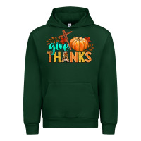 Forest Green give thanks Urban Hoodie - CowGirlArtShop
