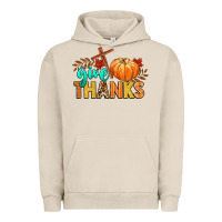 Pigment French Oak give thanks Urban Hoodie - CowGirlArtShop