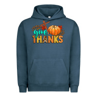 Pigment Midnight Navy give thanks Urban Hoodie - CowGirlArtShop