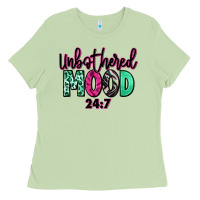 Matcha Unbothered mood 24:7 Ladies Tee - RanaPortraitStore