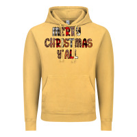 Vintage Mustard merry christmas y all Vintage Hoodie - JahusDesignShop