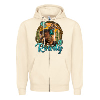 Sandshell western rowdy Zipper Hoodie - NancyCooperArtShop