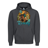 Smoke western rowdy Zipper Hoodie - NancyCooperArtShop
