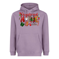 Lavender Registered Nurse Christmas Heavyweight Hoodie - LillyAllenDesigns