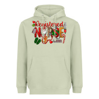 Matcha Registered Nurse Christmas Heavyweight Hoodie - LillyAllenDesigns