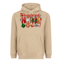 Mushroom Registered Nurse Christmas Heavyweight Hoodie - LillyAllenDesigns