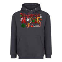 Smoke Registered Nurse Christmas Heavyweight Hoodie - LillyAllenDesigns