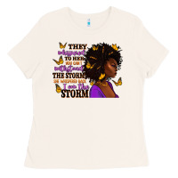 Bone They whispered to her afro woman Ladies Tee - RanaPortraitStore