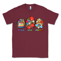 Burgundy teach love inspire Classic Tee - AdoDesignShop