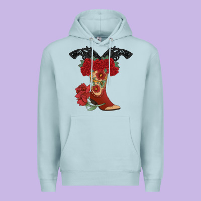 Cowboy Boots Premium Hoodie Designed By Bettercallsaul