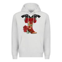 Dove Grey Cowboy Boots Premium Hoodie - Bettercallsaul