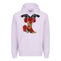 Lilac Cowboy Boots Premium Hoodie - Bettercallsaul