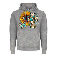 Cloud Rock cross with sunflower Vintage Hoodie - JahusDesignShop