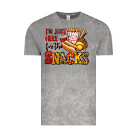 Cloud Rock i'm just here for the snacks softball Vintage Tee - Jasminsmagicworld