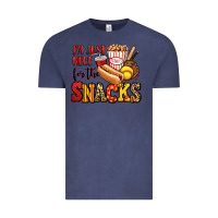 Vintage Denim i'm just here for the snacks softball Vintage Tee - Jasminsmagicworld