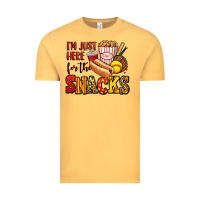 Vintage Mustard i'm just here for the snacks softball Vintage Tee - Jasminsmagicworld
