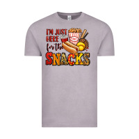 Vintage Zinc i'm just here for the snacks softball Vintage Tee - Jasminsmagicworld