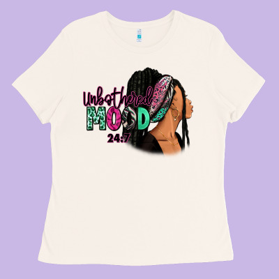 Ladies Tee Unbothered mood 24:7