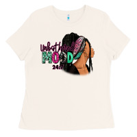 Bone Unbothered mood 24:7 Ladies Tee - RanaPortraitStore