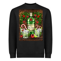Black gin tonic cocktail Heavyweight Sweatshirt - AdoDesignShop