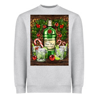 Heather Grey gin tonic cocktail Heavyweight Sweatshirt - AdoDesignShop
