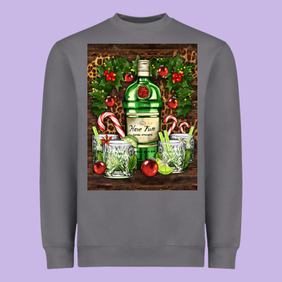 Gin Tonic Cocktail Heavyweight Sweatshirt Designed By Adodesignshop