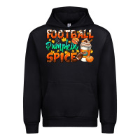 Black football pumpkin spice Urban Hoodie - CowGirlArtShop