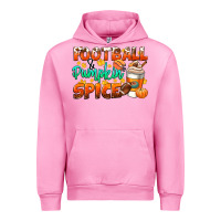 Fuchsia Pink football pumpkin spice Urban Hoodie - CowGirlArtShop