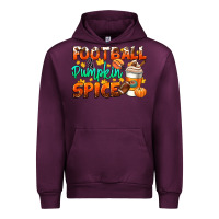 Mauve Wine football pumpkin spice Urban Hoodie - CowGirlArtShop