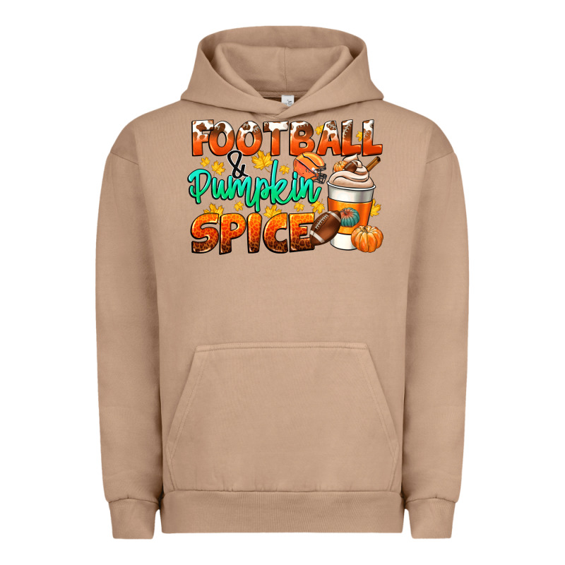 Football Pumpkin Spice Urban Hoodie by CowGirlArtShop | Teevron