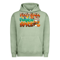 Pigment Oil Green football pumpkin spice Urban Hoodie - CowGirlArtShop
