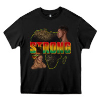 Black strong with glitter Heavy Core Tee - texasbilliewilder