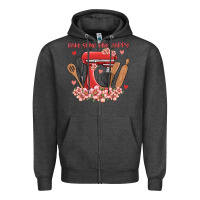 Charcoal Heather bake same one happy Zipper Hoodie - MaliasSmallBusiness