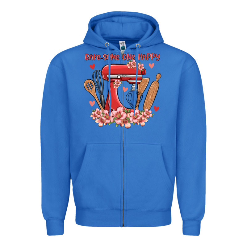 Bake Same One Happy Zipper Hoodie by MaliasSmallBusiness | Teevron