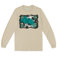 Mushroom gemstones background Long Sleeve Tee - BarkalooDesign