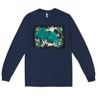 Navy gemstones background Long Sleeve Tee - BarkalooDesign