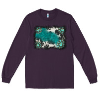 Plum gemstones background Long Sleeve Tee - BarkalooDesign