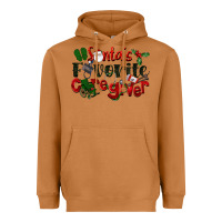 Meerkat Santa's Favorite Caregiver Christmas Heavyweight Hoodie - LillyAllenDesigns